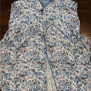 Robert Graham July 4th Shirt - Red, White & Blue, 4XLT